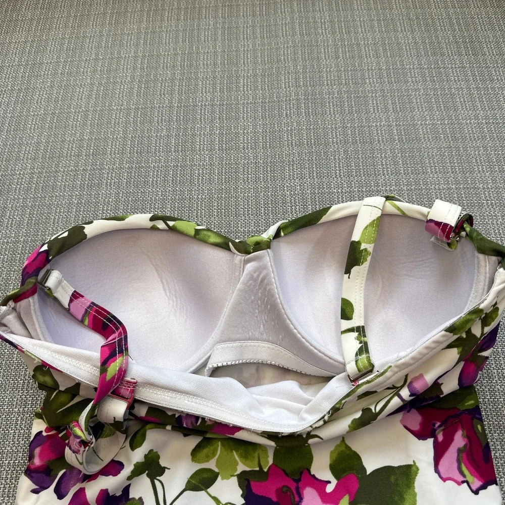 TOGS Australia Floral One Piece Swimsuit size‎ 6 Ruched Bust Tummy Control